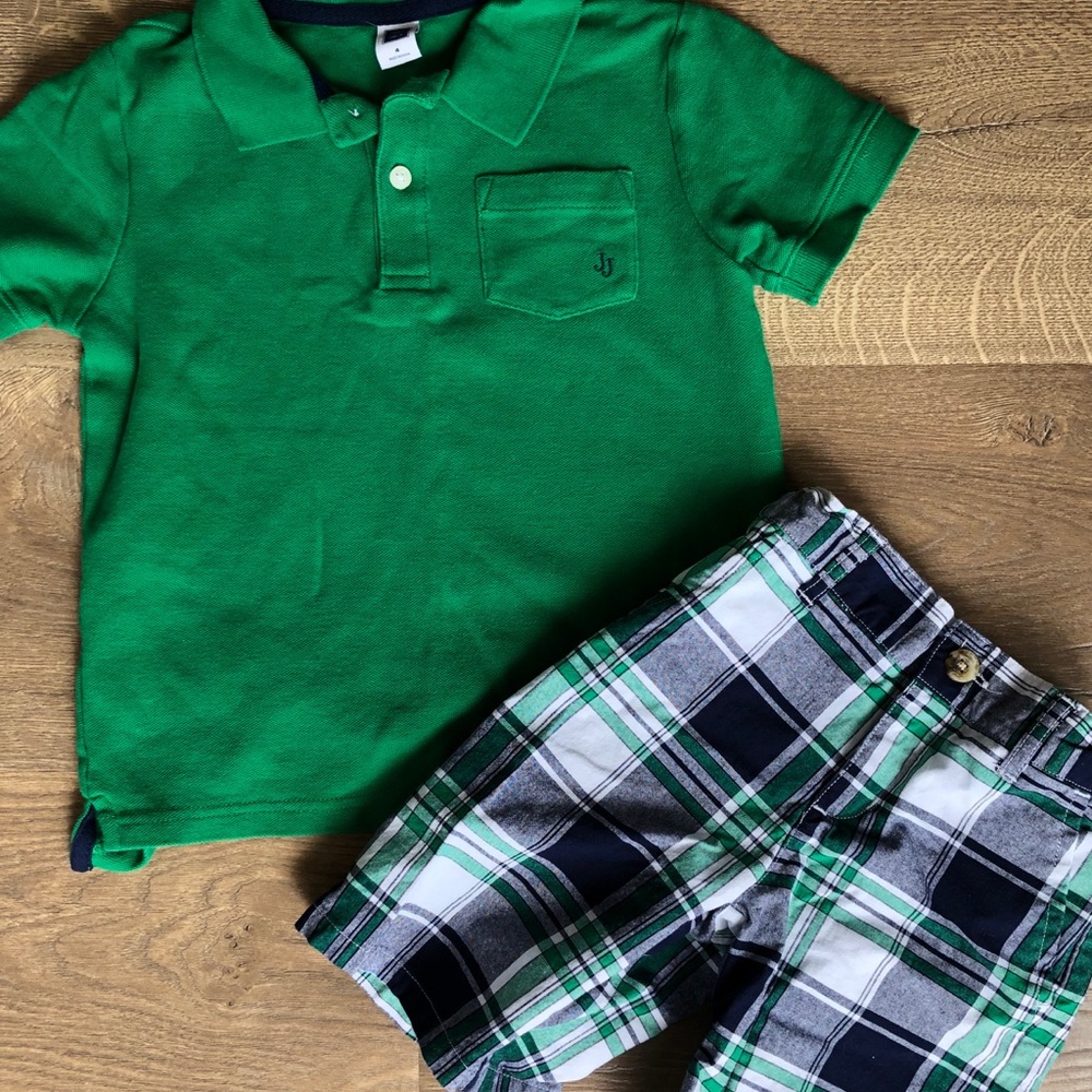 Janie and Jack boys 2 piece outfit